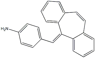 5-(4-Aminobenzylidene)-5H-dibenzo[a,d]cycloheptene Struktur