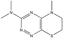 6,7-Dihydro-5,N,N-trimethyl-5H-1,2,4,5-tetraaza-8-thianaphthalen-3-amine Struktur