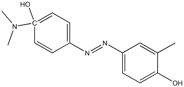 4'-(Dimethylamino)-3-methylazobenzene-4-ol Struktur