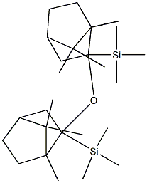 (Trimethylsilyl)-2-bornyl ether Struktur