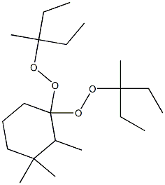 2,3,3-Trimethyl-1,1-bis(1-ethyl-1-methylpropylperoxy)cyclohexane Struktur