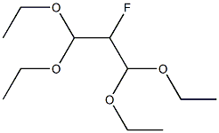 Fluoromalonaldehyde bis(diethyl acetal) Struktur