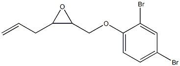 2,4-Dibromophenyl 3-allylglycidyl ether Struktur