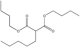 Pentylmalonic acid dibutyl ester Struktur