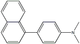 N,N-Dimethyl-4-(1-naphtyl)aniline Struktur