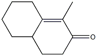 1-Methyl-4,4a,5,6,7,8-hexahydronaphthalene-2(3H)-one Struktur