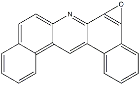 5,6-Epoxydibenz[a,j]acridine Struktur