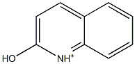 2-Hydroxyquinolinium Struktur