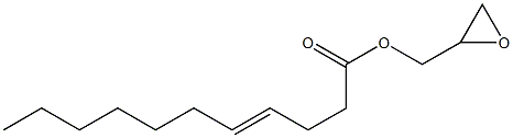 4-Undecenoic acid glycidyl ester Struktur