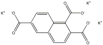 1,2,6-Naphthalenetricarboxylic acid tripotassium salt Struktur