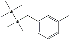 1-(3-Methylbenzyl)-1,1,2,2,2-pentamethyldisilane Struktur