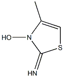 4-Methyl-2-imino-4-thiazolin-3-ol Struktur