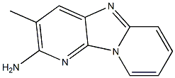 2-Amino-3-methyldipyrido[1,2-a:3',2'-d]imidazole Struktur