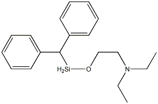 N,N-Diethyl-2-(diphenylmethylsiloxy)ethanamine Struktur