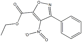 4-Nitro-3-phenylisoxazole-5-carboxylic acid ethyl ester Struktur