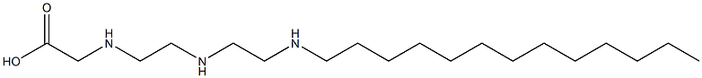 N-[2-[2-(Tridecylamino)ethylamino]ethyl]glycine Struktur