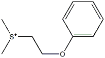 Dimethyl(2-phenoxyethyl)sulfonium Struktur