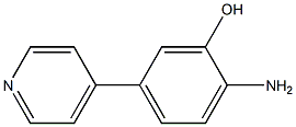 2-Amino-5-(4-pyridyl)phenol Struktur