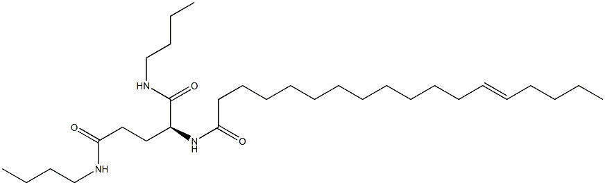 N2-(13-Octadecenoyl)-N1,N5-dibutylglutaminamide Struktur