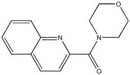 2-Morpholinocarbonylquinoline Struktur