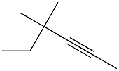 4,4-Dimethyl-2-hexyne Struktur