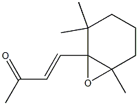 (3E)-4-(2,2,6-Trimethyl-7-oxabicyclo[4.1.0]heptane-1-yl)-3-butene-2-one Struktur