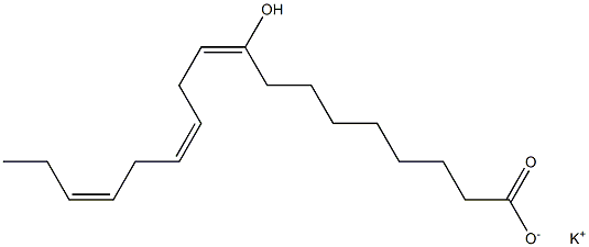 9-Hydroxylinoleic acid potassium salt Struktur