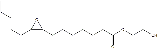 8,9-Epoxymyristic acid 2-hydroxyethyl ester Struktur