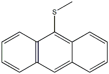 9-(Methylthio)anthracene Struktur