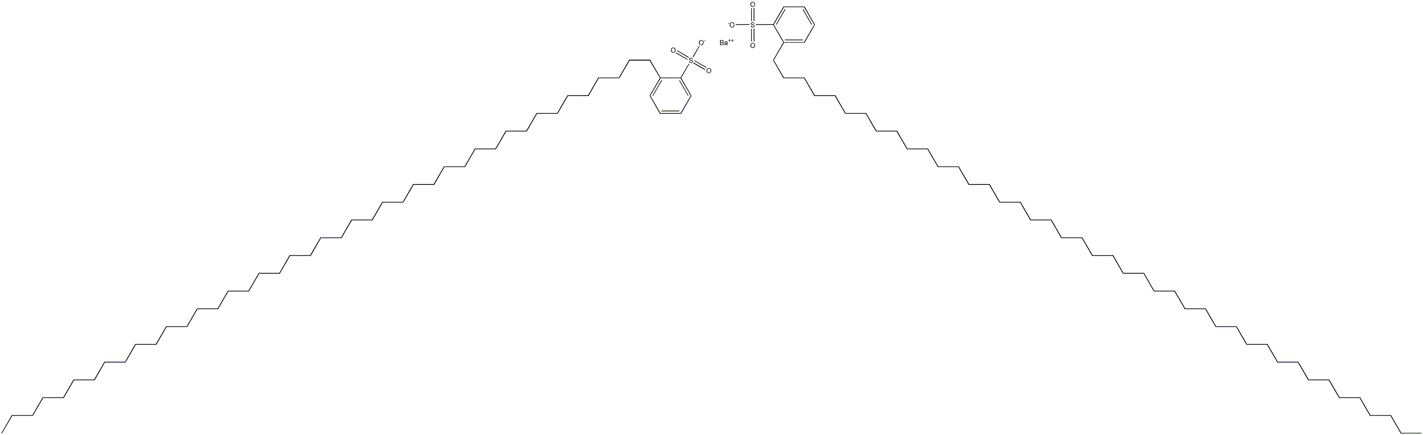 Bis[2-(tritetracontan-1-yl)benzenesulfonic acid]barium salt Struktur