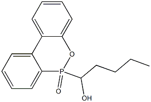 6-(1-Hydroxypentyl)-6H-dibenz[c,e][1,2]oxaphosphorin 6-oxide Struktur