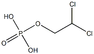 Phosphoric acid dihydrogen (2,2-dichloroethyl) ester Struktur