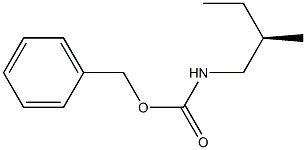 (2R)-N-(Benzyloxycarbonyl)-2-methylbutan-1-amine Struktur