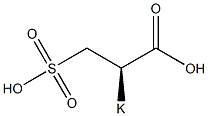 [R,(+)]-2-Potassiosulfopropionic acid Struktur