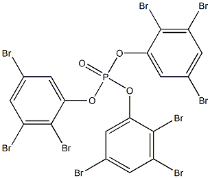 Phosphoric acid tris(2,3,5-tribromophenyl) ester Struktur