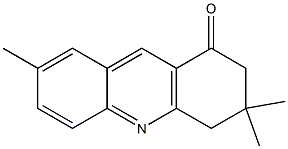 3,3,7-Trimethyl-3,4-dihydroacridin-1(2H)-one Struktur