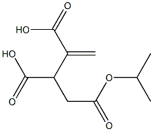 3-Butene-1,2,3-tricarboxylic acid 2-propyl ester Struktur