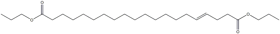 16-Icosenedioic acid dipropyl ester Struktur