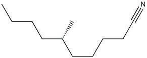 [S,(+)]-6-Methyldecanenitrile Struktur