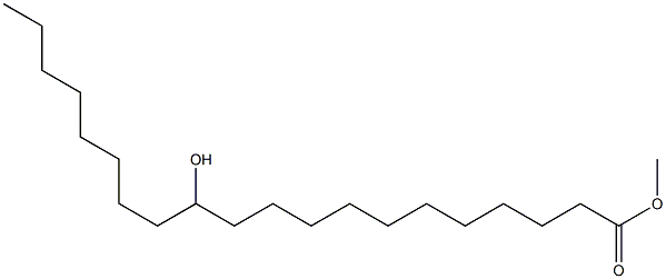 12-Hydroxyicosanoic acid methyl ester Struktur