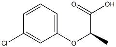 (2R)-2-(3-Chlorophenoxy)propionic acid Struktur