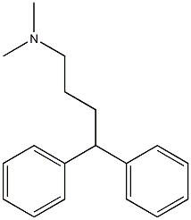 N,N-Dimethyl-4,4-diphenyl-1-butanamine Struktur