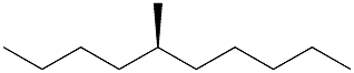 [R,(-)]-5-Methyldecane Struktur