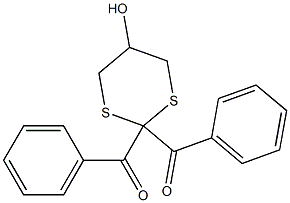 2,2-Dibenzoyl-1,3-dithian-5-ol Struktur