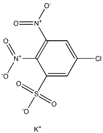 5-Chloro-2,3-dinitrobenzenesulfonic acid potassium salt Struktur