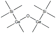 2,4-Dimethyl-2,4-di(trimethylsilyl)-3-oxa-2,4-digermapentane Struktur