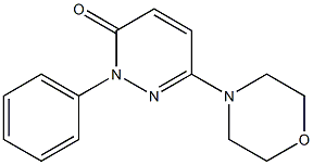 6-Morpholino-2-phenyl-3(2H)-pyridazinone Struktur