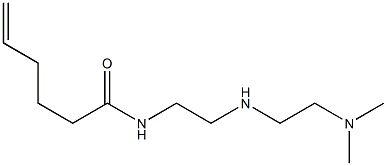 N-[2-[2-(Dimethylamino)ethylamino]ethyl]-5-hexenamide Struktur