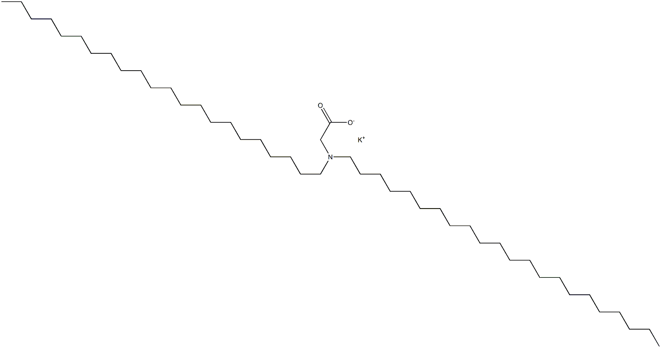 N,N-Didocosylglycine potassium salt Struktur