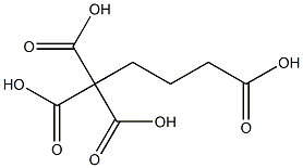 Butane-1,1,1,4-tetracarboxylic acid Struktur